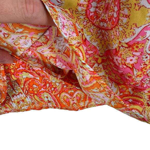 Violet & Claire Colorful Lightweight Spaghetti Strap Racerback Tank Blouse Sz M - Picture 3 of 8